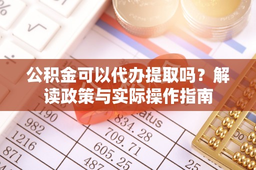 滨湖公积金可以代办提取吗？解读政策与实际操作指南