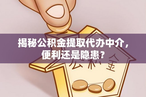 滨湖揭秘公积金提取代办中介，便利还是隐患？