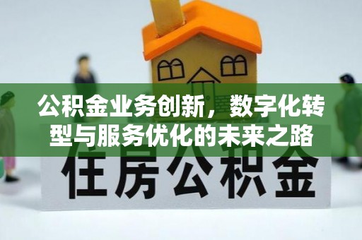滨湖公积金业务创新，数字化转型与服务优化的未来之路