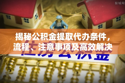 滨湖揭秘公积金提取代办条件，流程、注意事项及高效解决方案