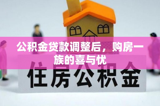 滨湖公积金贷款调整后，购房一族的喜与忧