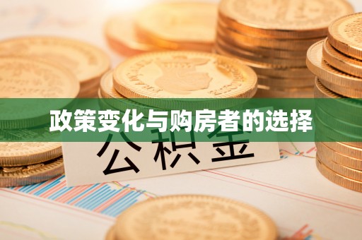 滨湖政策变化与购房者的选择