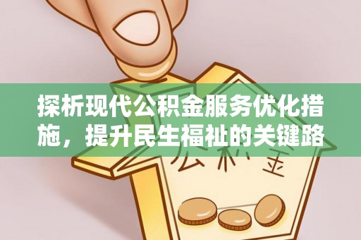 滨湖探析现代公积金服务优化措施，提升民生福祉的关键路径