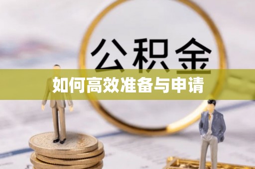 滨湖如何高效准备与申请