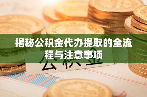 滨湖揭秘公积金代办提取的全流程与注意事项