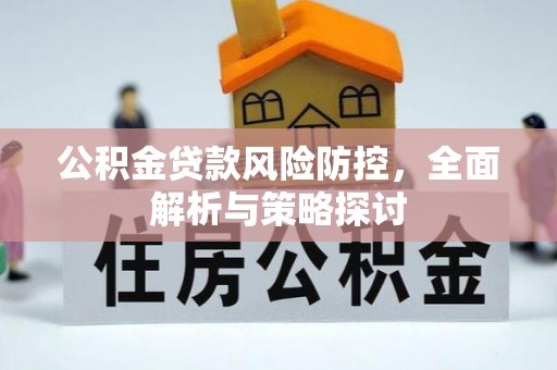 滨湖公积金贷款风险防控，全面解析与策略探讨