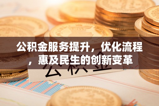 滨湖公积金服务提升，优化流程，惠及民生的创新变革
