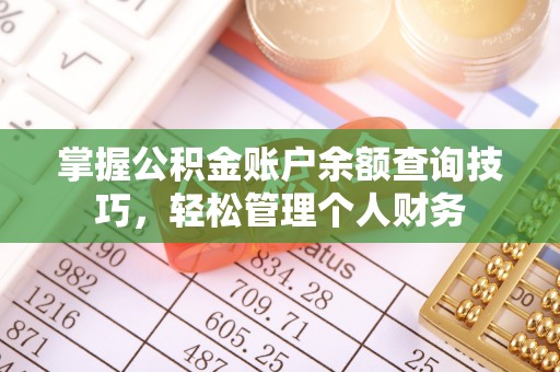 滨湖掌握公积金账户余额查询技巧，轻松管理个人财务