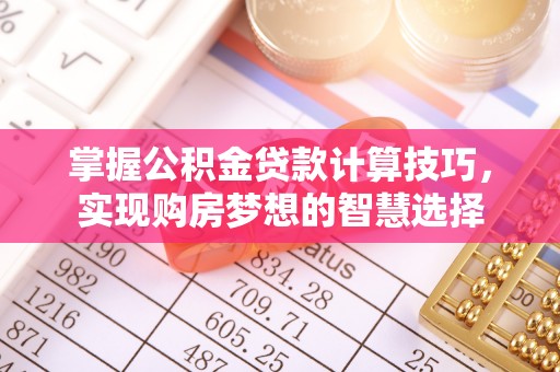 滨湖掌握公积金贷款计算技巧，实现购房梦想的智慧选择