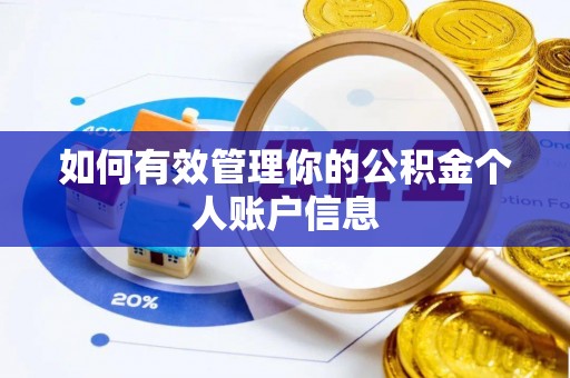 滨湖如何有效管理你的公积金个人账户信息