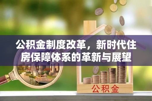 滨湖公积金制度改革，新时代住房保障体系的革新与展望