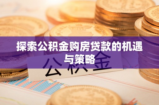 滨湖探索公积金购房贷款的机遇与策略