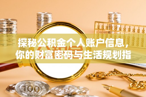 滨湖探秘公积金个人账户信息，你的财富密码与生活规划指南