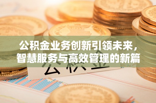 滨湖公积金业务创新引领未来，智慧服务与高效管理的新篇章