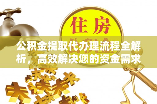 滨湖公积金提取代办理流程全解析，高效解决您的资金需求