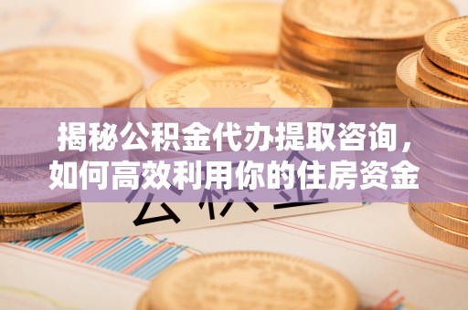 滨湖揭秘公积金代办提取咨询，如何高效利用你的住房资金