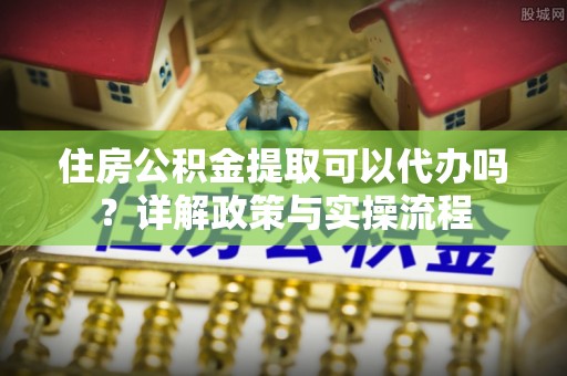 滨湖住房公积金提取可以代办吗？详解政策与实操流程