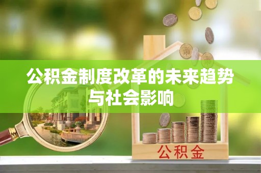 滨湖公积金制度改革的未来趋势与社会影响